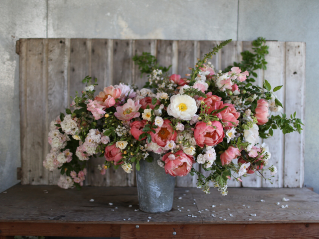 A bouquet of flowers